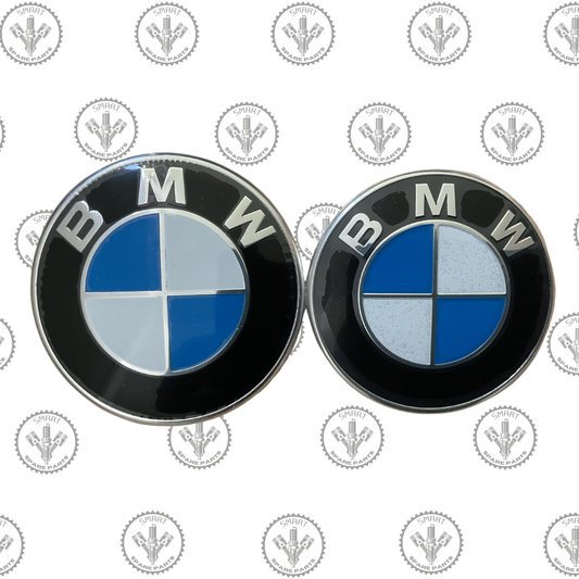 BMW New 74/82mm Hood Front Rear Trunk Emblem Badge Replacement - 8132375