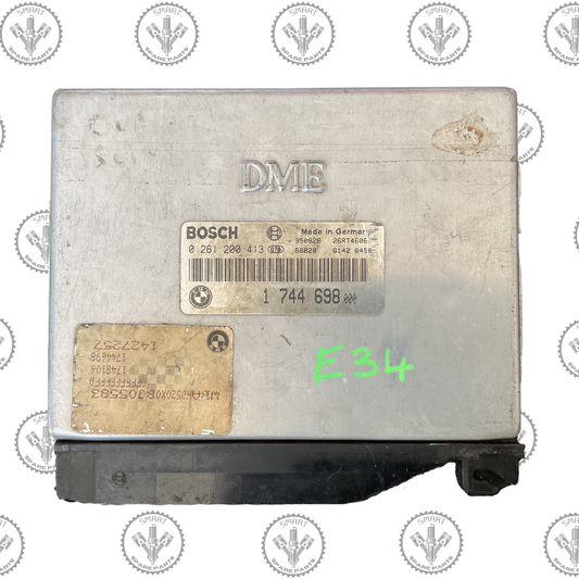 BMW Engine Controller Unit E34, E39 525, ECU 1744698, 0261200413